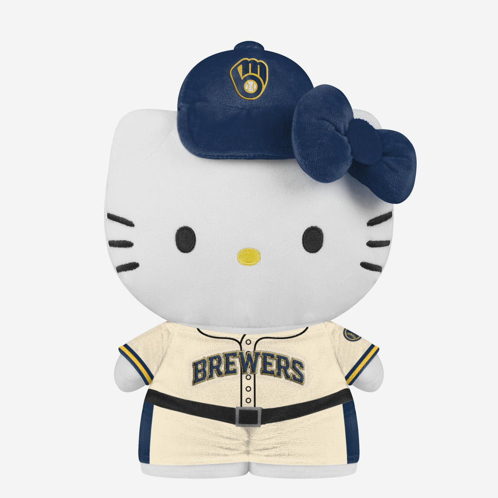 Milwaukee Brewers Team Color Bow Hello Kitty® Jersey Plush FOCO - FOCO.com