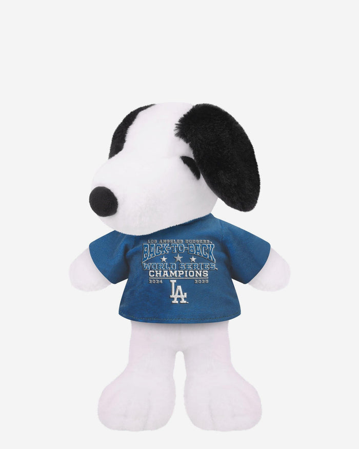 Los Angeles Dodgers 2025 Back To Back World Series Champions Plush Jersey Snoopy FOCO - FOCO.com