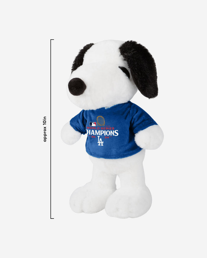 Los Angeles Dodgers 2024 World Series Champions Snoopy Peanuts Team Jersey Plush FOCO - FOCO.com