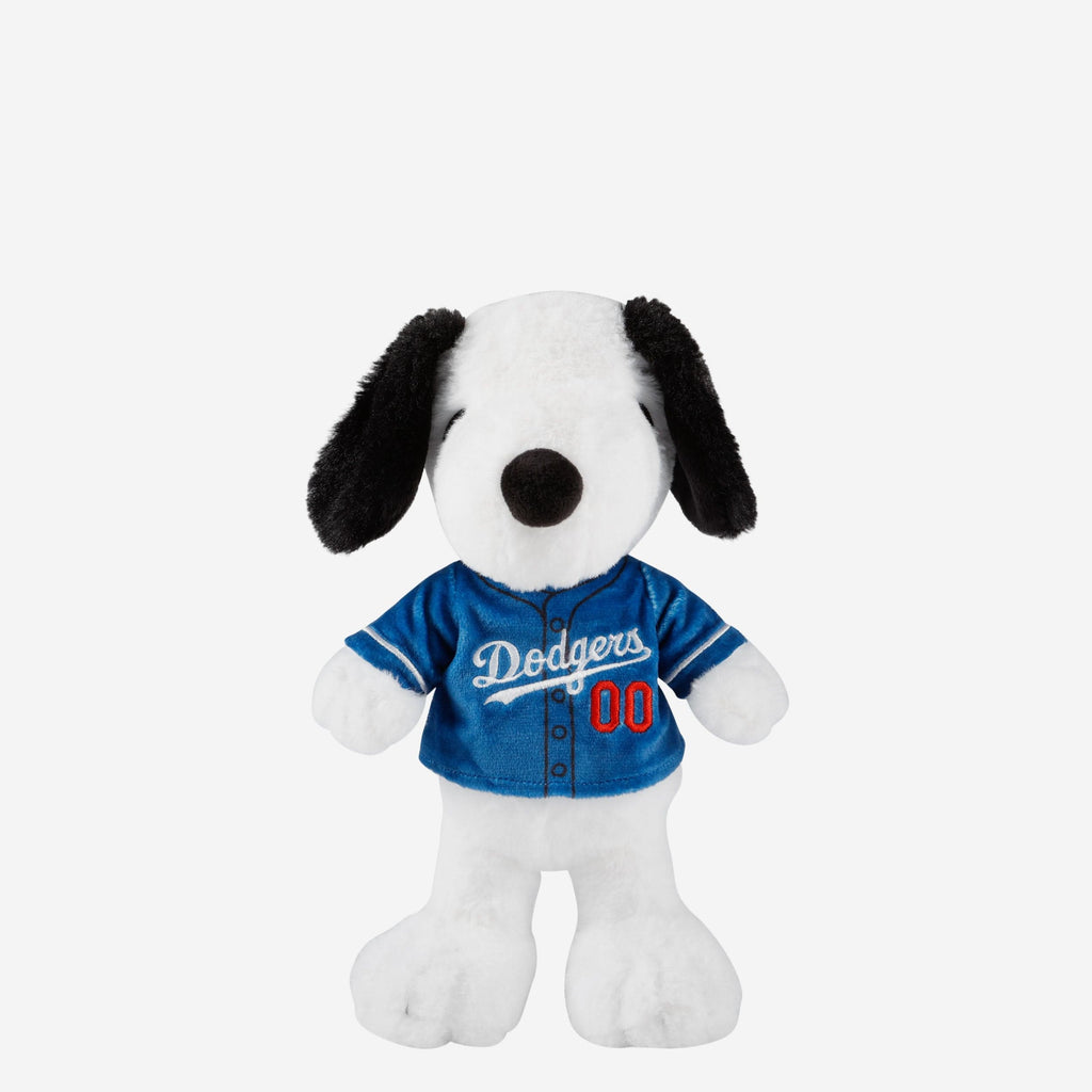 Los Angeles Dodgers Snoopy Peanuts Team Jersey Plush FOCO - FOCO.com