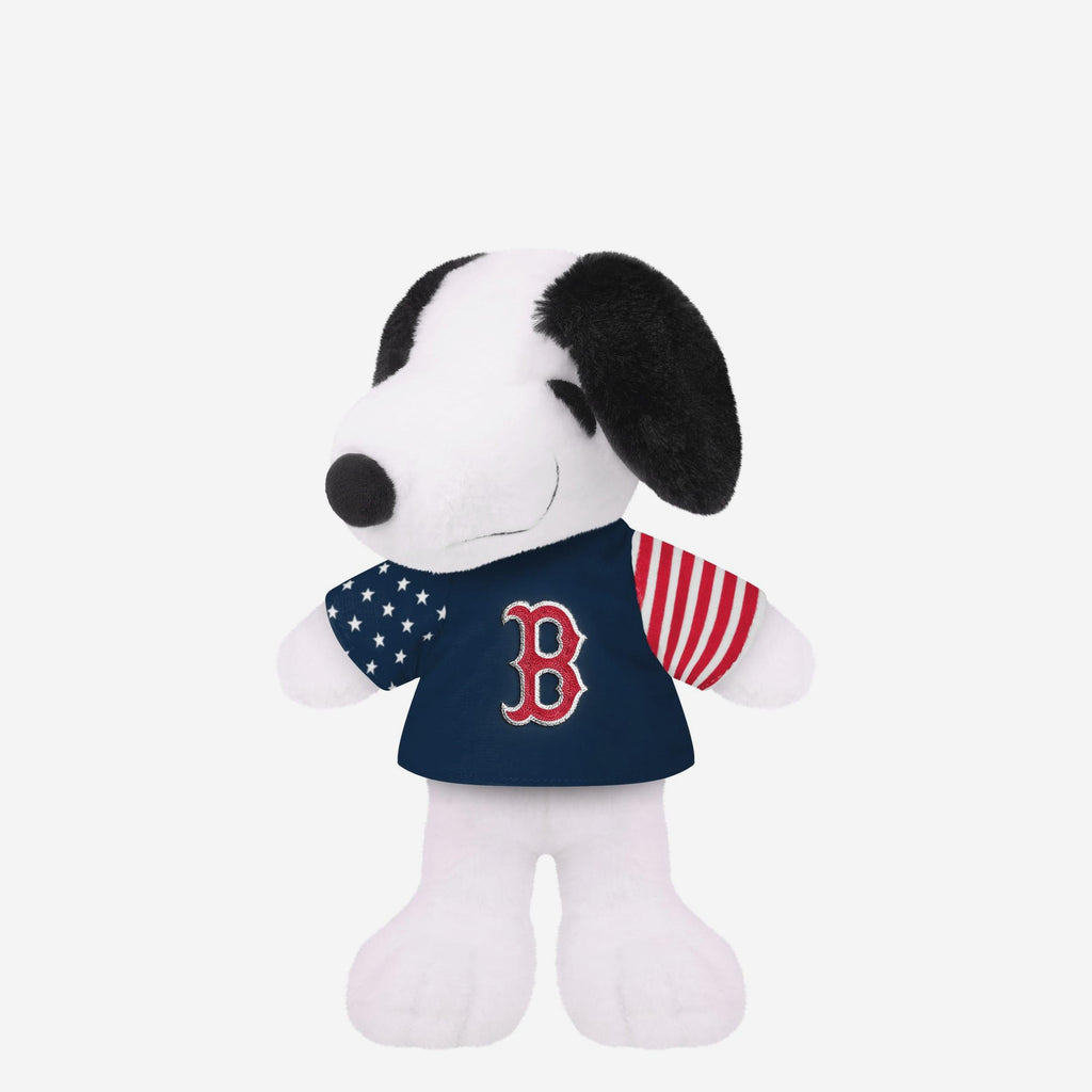 Boston Red Sox USA Flag Snoopy Peanuts Team Jersey Plush FOCO - FOCO.com