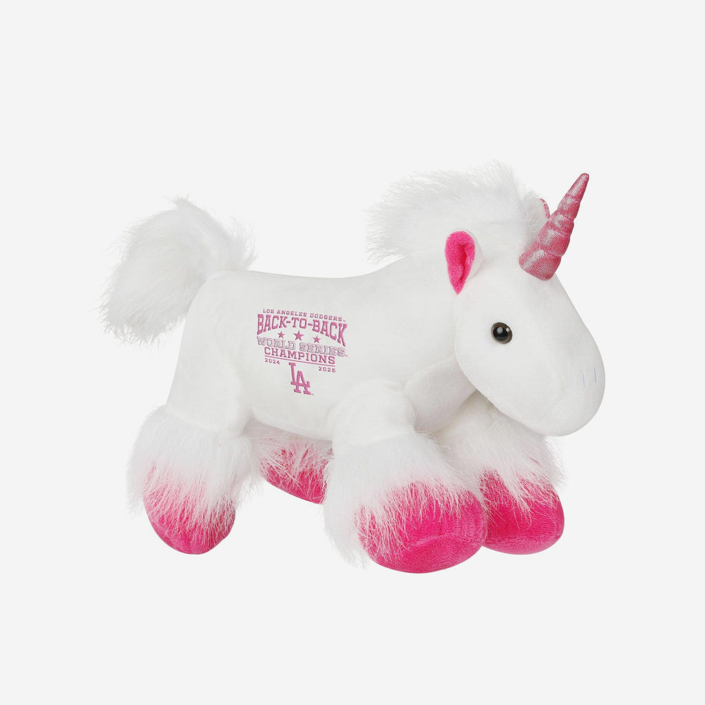 Los Angeles Dodgers 2025 Back To Back World Series Champions Plush Unicorn FOCO - FOCO.com