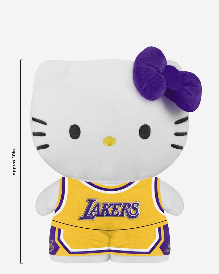 Los Angeles Lakers Team Color Bow Hello Kitty® Jersey Plush FOCO - FOCO.com