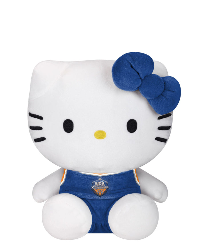 New York Knicks 2026 NBA Champions Team Color Bow Plush Seated Hello Kitty® FOCO - FOCO.com