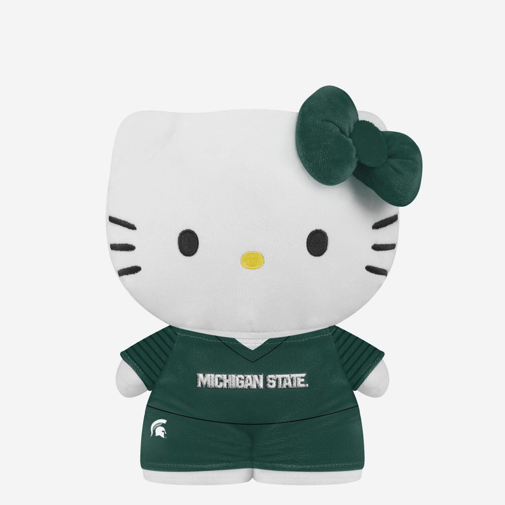 Michigan State Spartans Team Color Bow Hello Kitty® Jersey Plush FOCO - FOCO.com