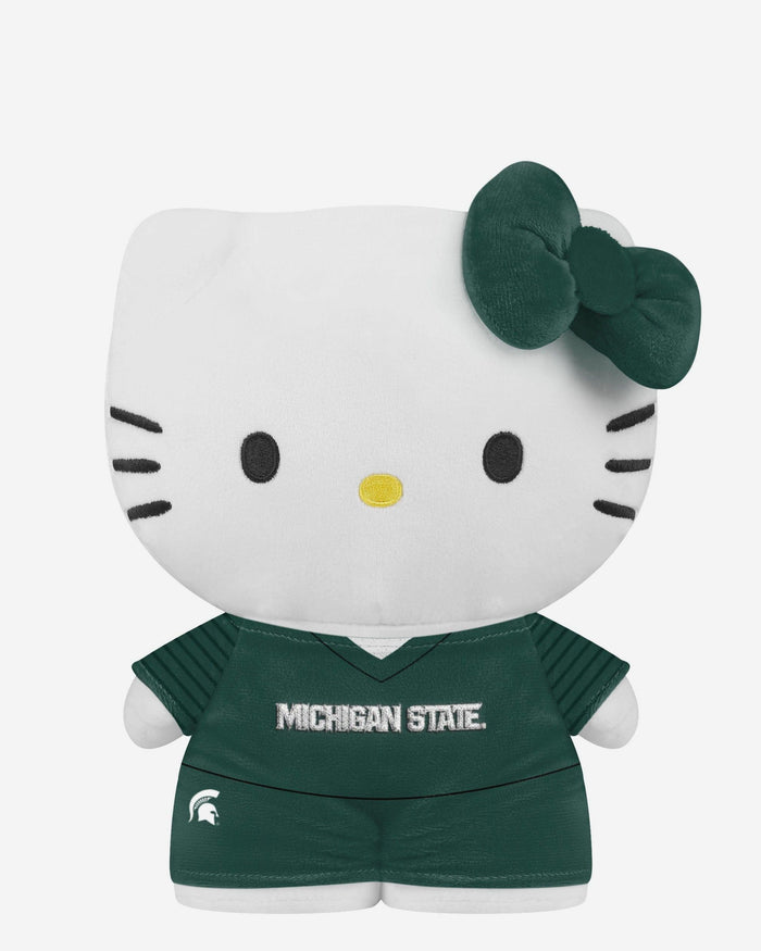 Michigan State Spartans Team Color Bow Hello Kitty® Jersey Plush FOCO - FOCO.com