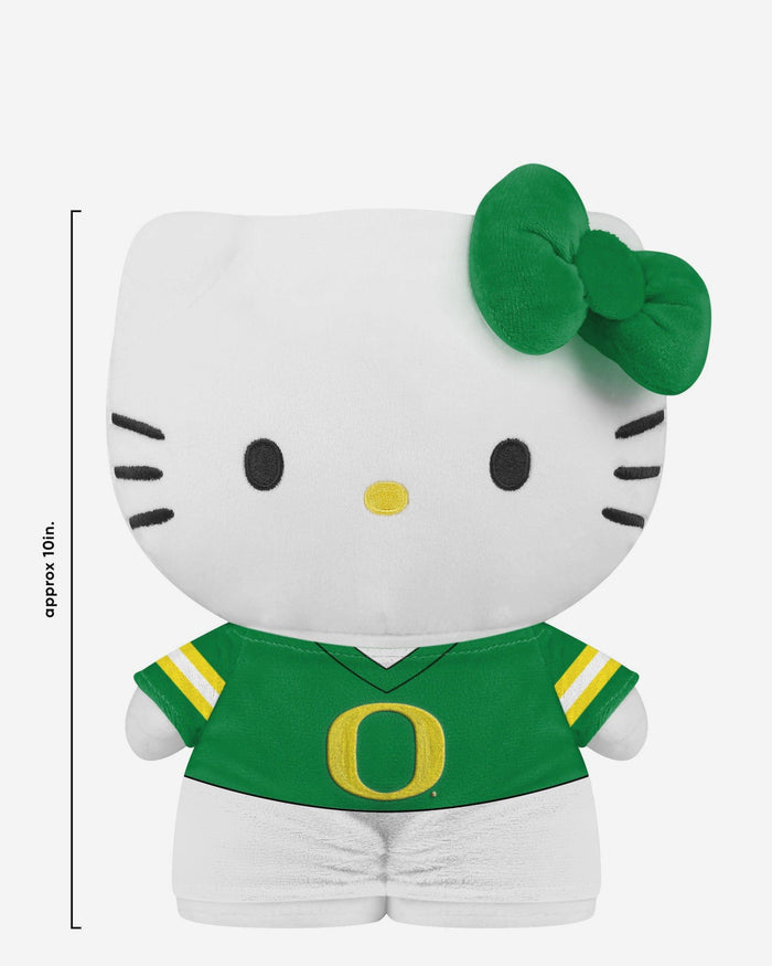 Oregon Ducks Team Color Bow Hello Kitty® Jersey Plush FOCO - FOCO.com