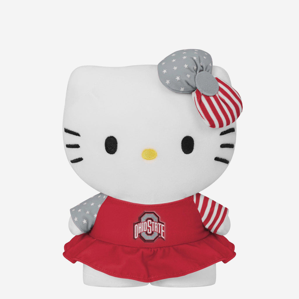 Ohio State Buckeyes USA Bow Hello Kitty® Americana Plush FOCO - FOCO.com