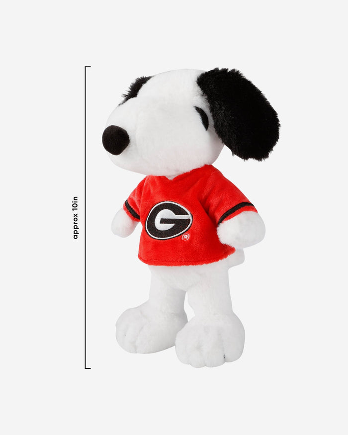 Georgia Bulldogs Snoopy Peanuts Team Jersey Plush FOCO - FOCO.com