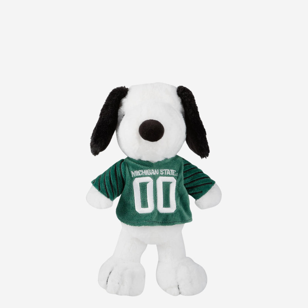 Michigan State Spartans Snoopy Peanuts Team Jersey Plush FOCO - FOCO.com