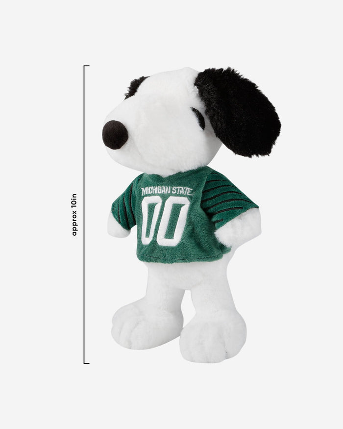 Michigan State Spartans Snoopy Peanuts Team Jersey Plush FOCO - FOCO.com