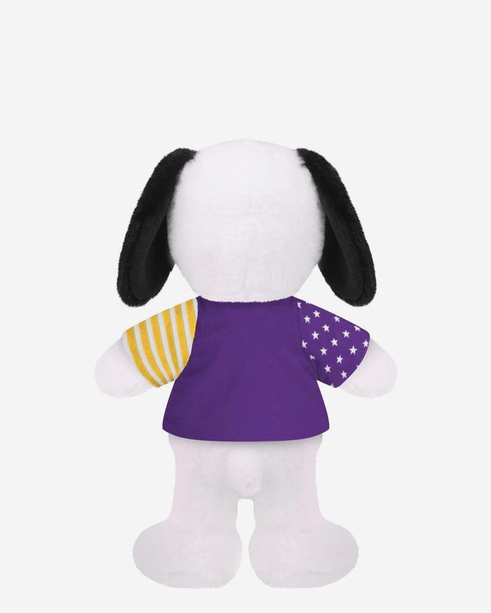 LSU Tigers USA Flag Snoopy Peanuts Team Jersey Plush FOCO - FOCO.com