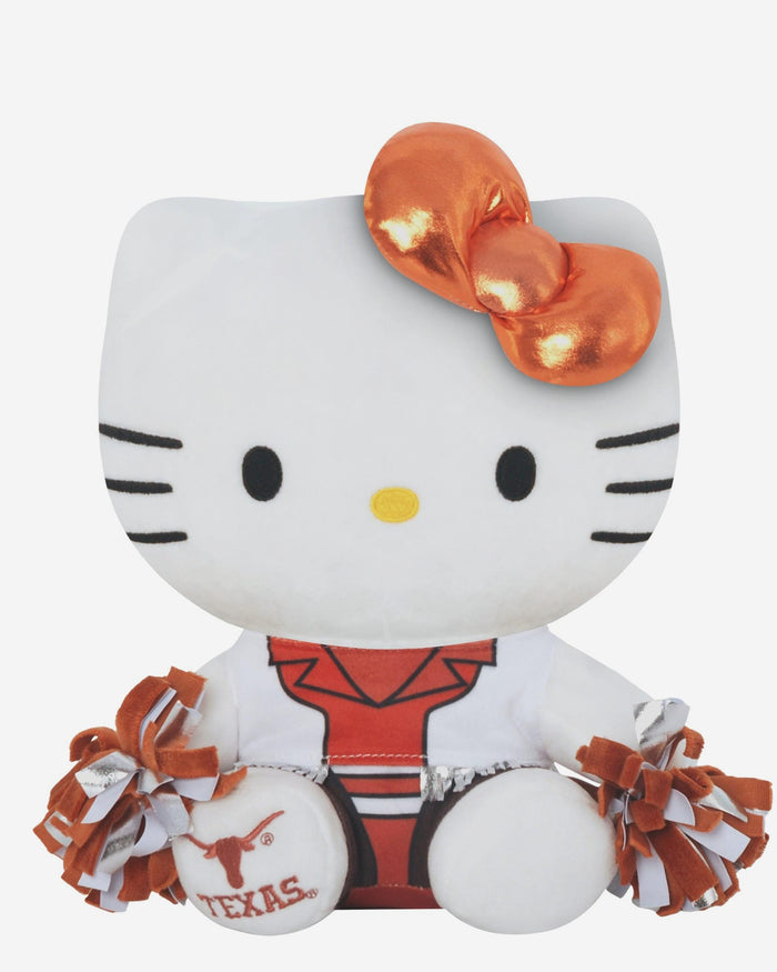 Texas Longhorns Metallic Bow Hello Kitty® Cheerleader Plush FOCO - FOCO.com