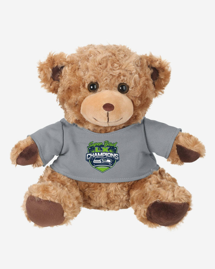 Seattle Seahawks Super Bowl LX Champions Seated Shirt Bear FOCO - FOCO.com