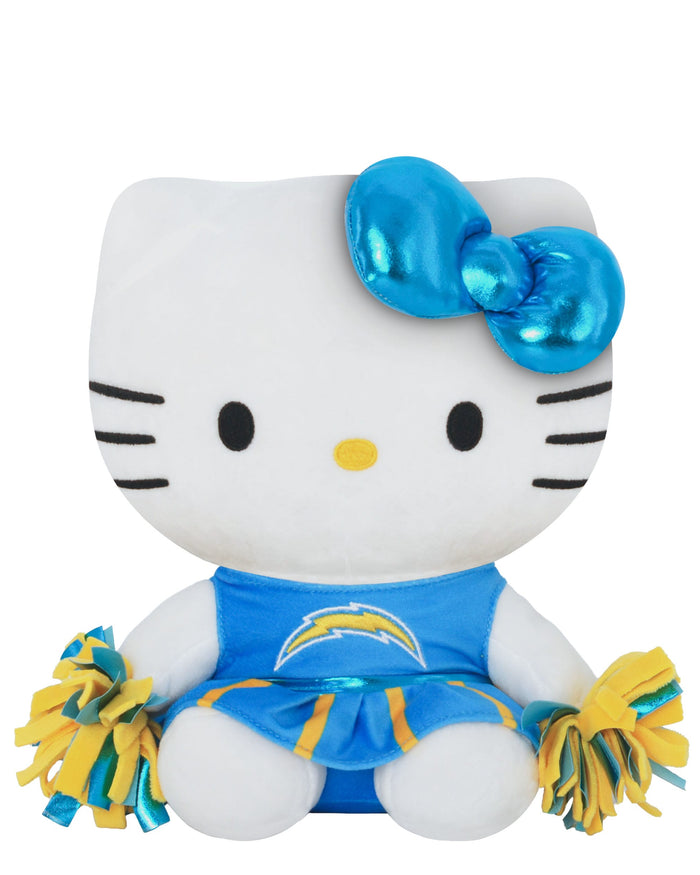 Los Angeles Chargers Metallic Bow Hello Kitty® Cheerleader Plush FOCO - FOCO.com