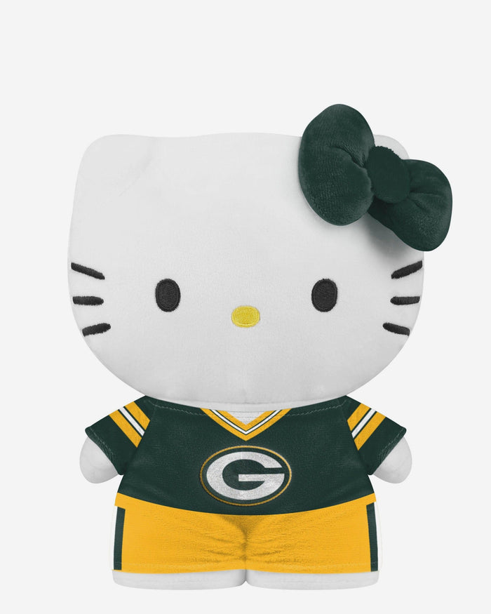Green Bay Packers Team Color Bow Hello Kitty® Jersey Plush FOCO - FOCO.com