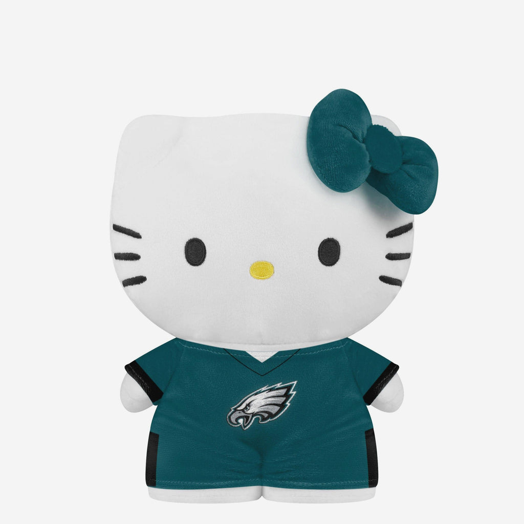 Philadelphia Eagles Team Color Bow Hello Kitty® Jersey Plush FOCO - FOCO.com