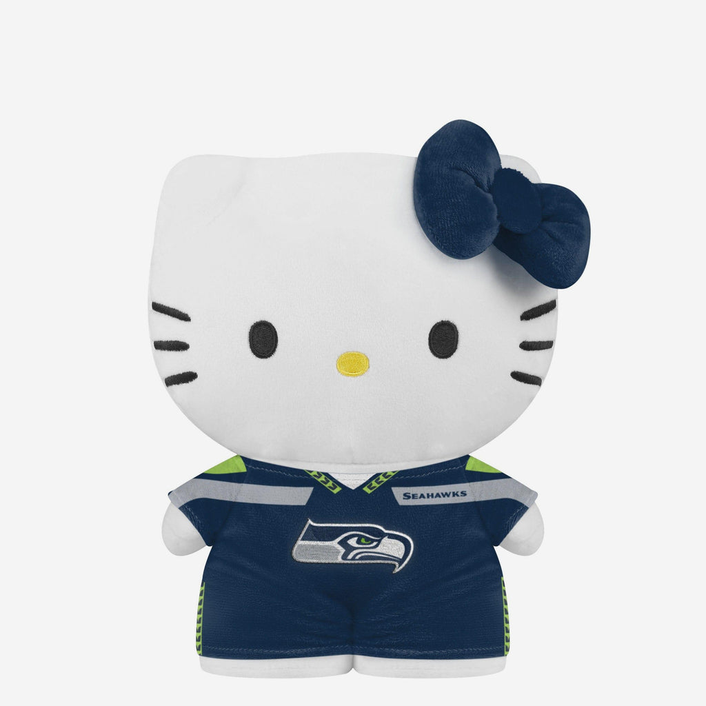 Seattle Seahawks Team Color Bow Hello Kitty® Jersey Plush FOCO - FOCO.com