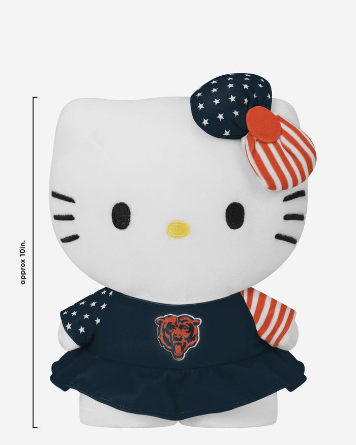 Chicago Bears USA Bow Hello Kitty® Americana Plush FOCO - FOCO.com