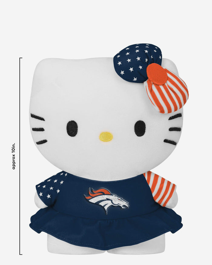 Denver Broncos USA Bow Hello Kitty® Americana Plush FOCO - FOCO.com
