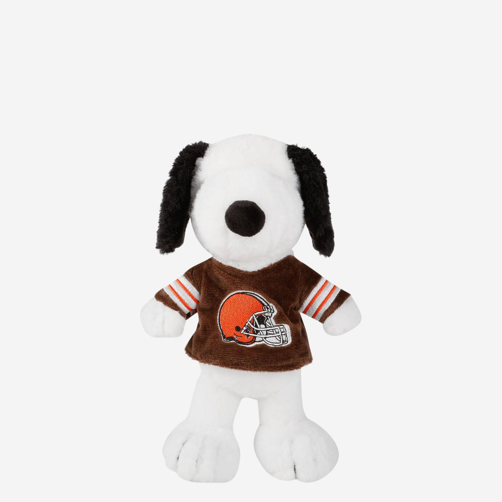 Cleveland Browns Snoopy Peanuts Team Jersey Plush FOCO - FOCO.com