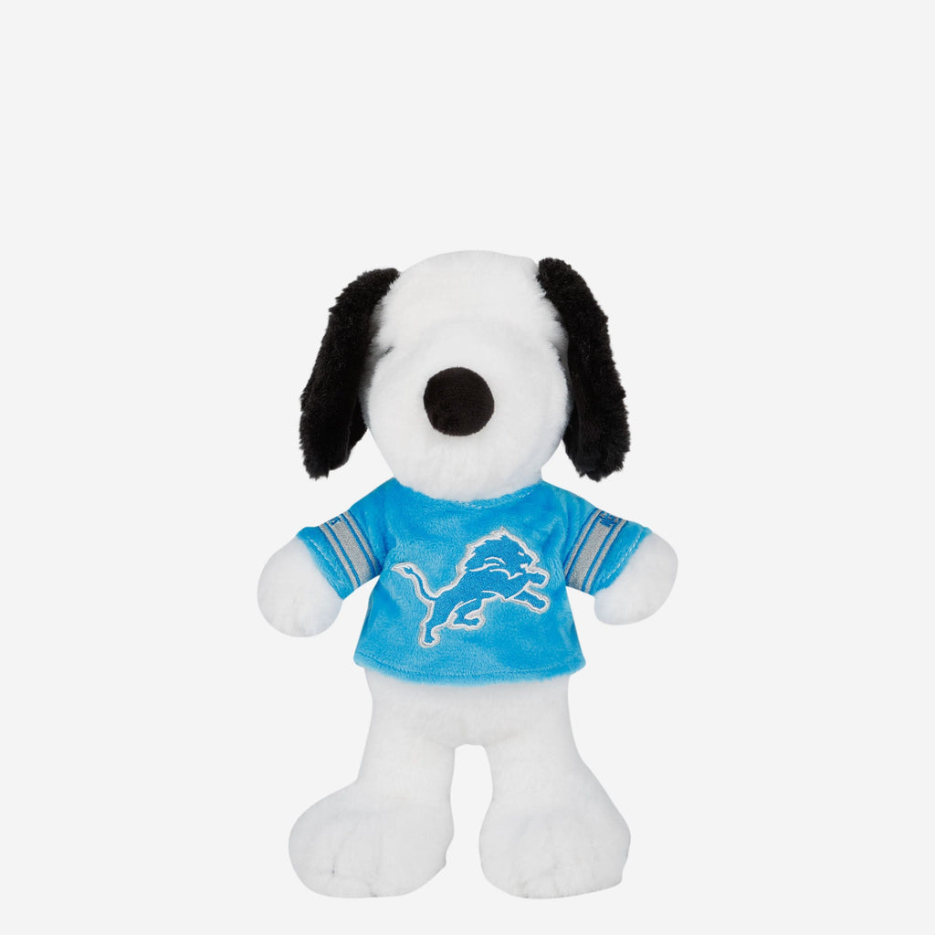 Detroit Lions Snoopy Peanuts Team Jersey Plush FOCO - FOCO.com