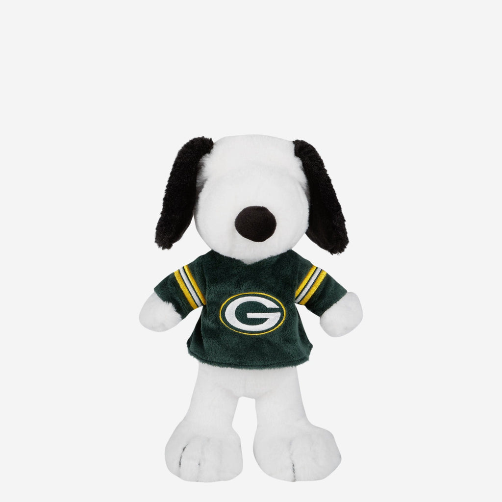 Green Bay Packers Snoopy Peanuts Team Jersey Plush FOCO - FOCO.com