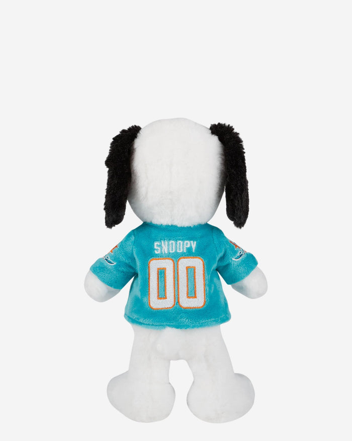 Miami Dolphins Snoopy Peanuts Team Jersey Plush FOCO - FOCO.com