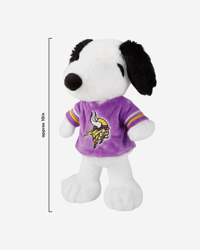 Minnesota Vikings Snoopy Peanuts Team Jersey Plush FOCO - FOCO.com