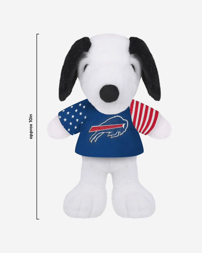 Buffalo Bills USA Flag Snoopy Peanuts Team Jersey Plush FOCO - FOCO.com
