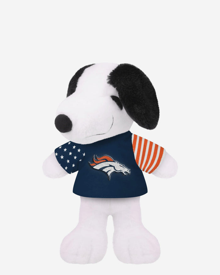 Denver Broncos USA Flag Snoopy Peanuts Team Jersey Plush FOCO - FOCO.com