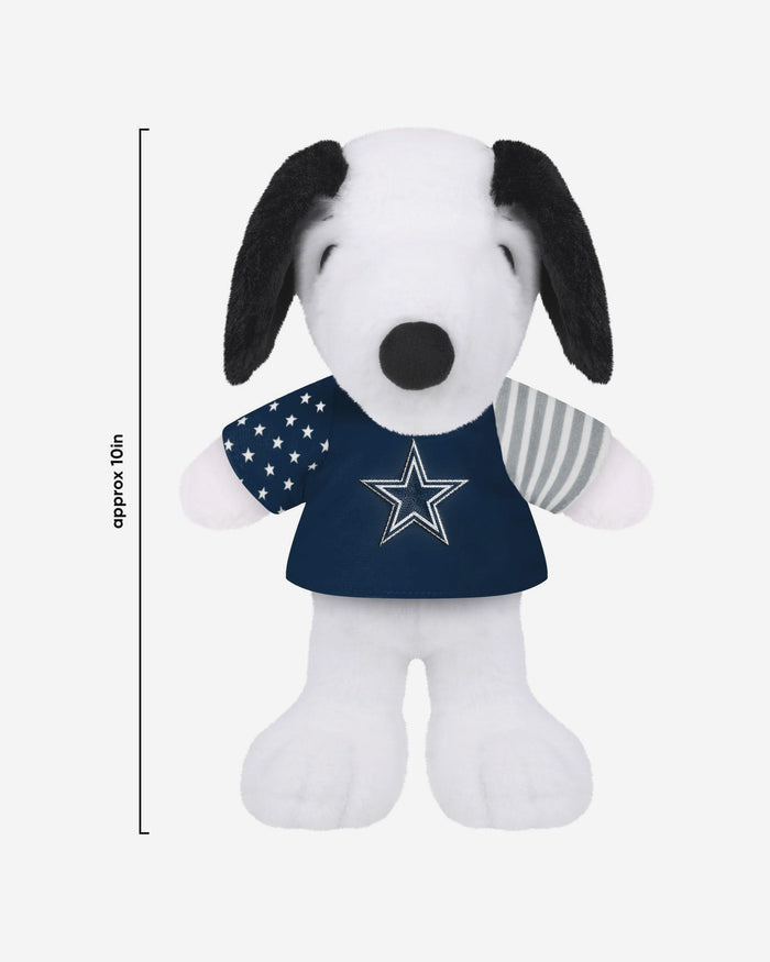 Dallas Cowboys USA Flag Snoopy Peanuts Team Jersey Plush FOCO - FOCO.com