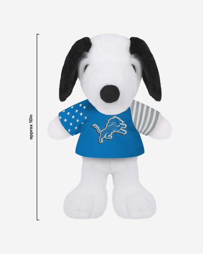 Detroit Lions USA Flag Snoopy Peanuts Team Jersey Plush FOCO - FOCO.com