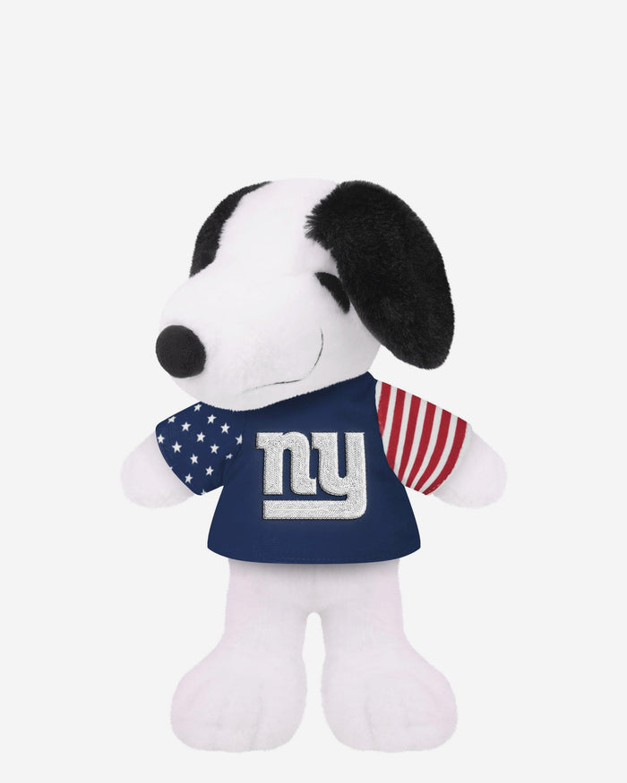 New York Giants USA Flag Snoopy Peanuts Team Jersey Plush FOCO - FOCO.com