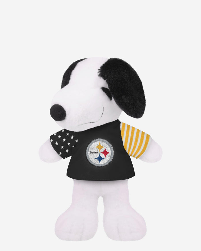 Pittsburgh Steelers USA Flag Snoopy Peanuts Team Jersey Plush FOCO - FOCO.com