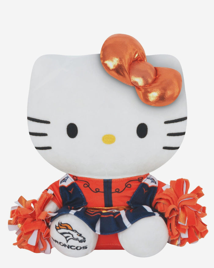 Denver Broncos Metallic Bow Hello Kitty® Cheerleader Plush FOCO - FOCO.com