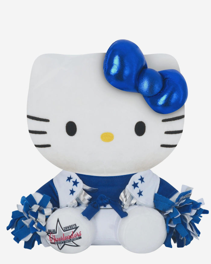 Dallas Cowboys Metallic Bow Hello Kitty® Cheerleader Plush FOCO - FOCO.com