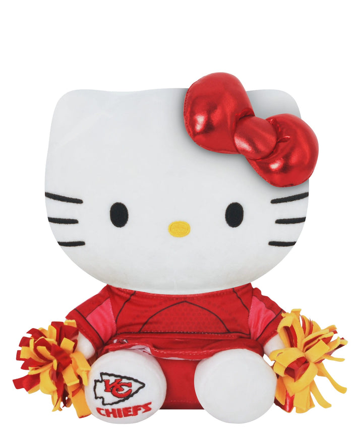Kansas City Chiefs Metallic Bow Hello Kitty® Cheerleader Plush
