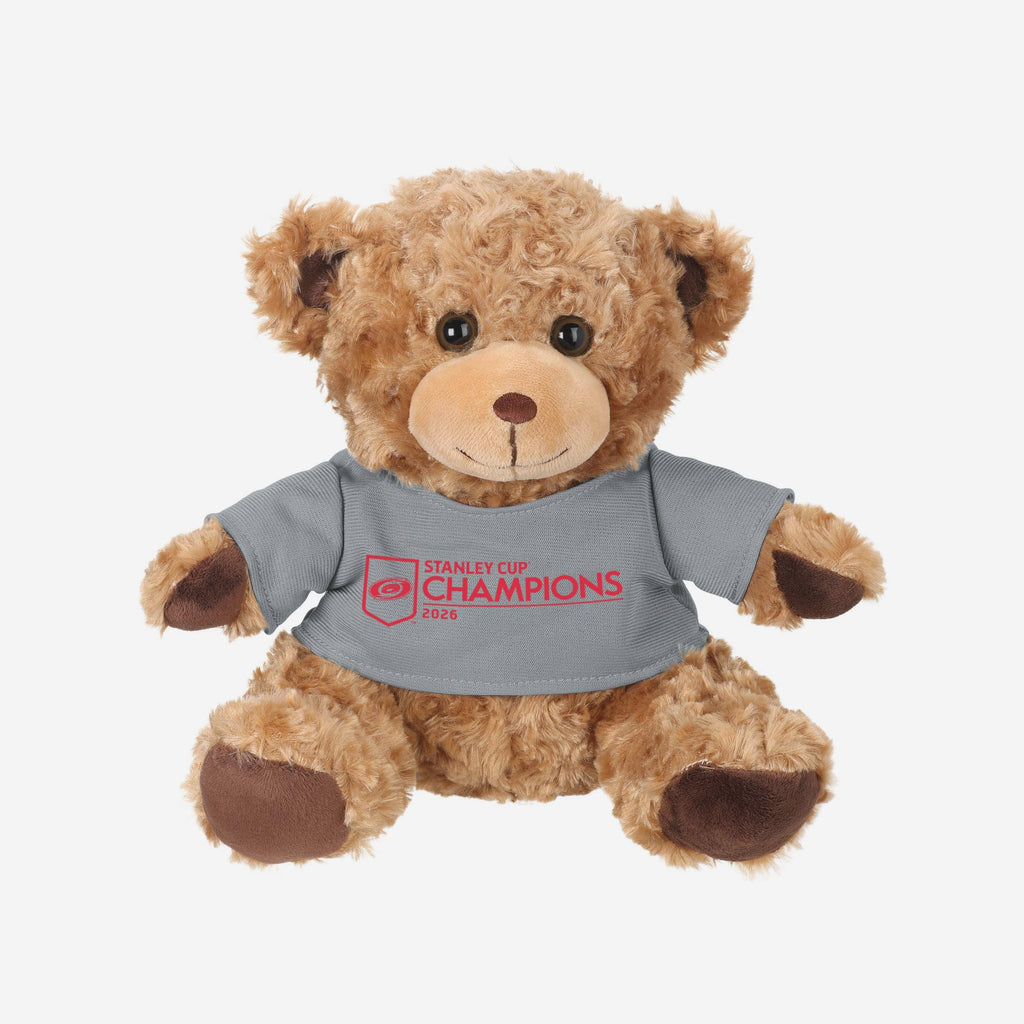 Carolina Hurricanes 2026 Stanley Cup Champions Seated Shirt Bear FOCO - FOCO.com