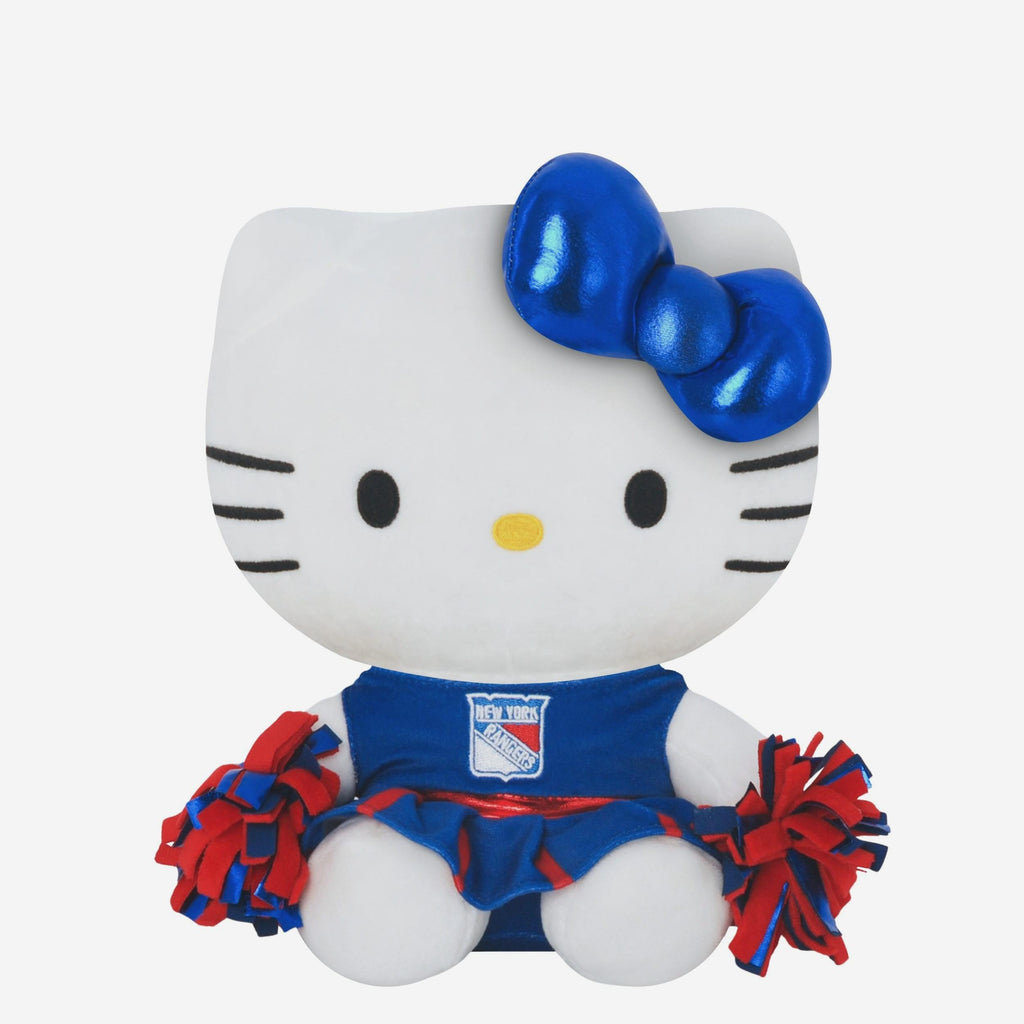 New York Rangers Metallic Bow Hello Kitty® Cheerleader Plush FOCO - FOCO.com