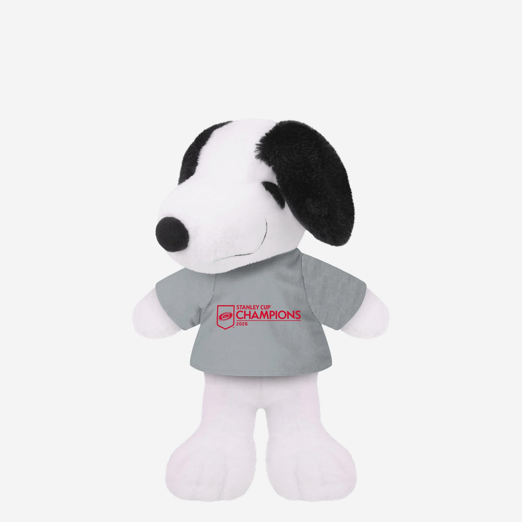 Carolina Hurricanes 2026 Stanley Cup Champions Snoopy Peanuts Team Logo Plush FOCO - FOCO.com