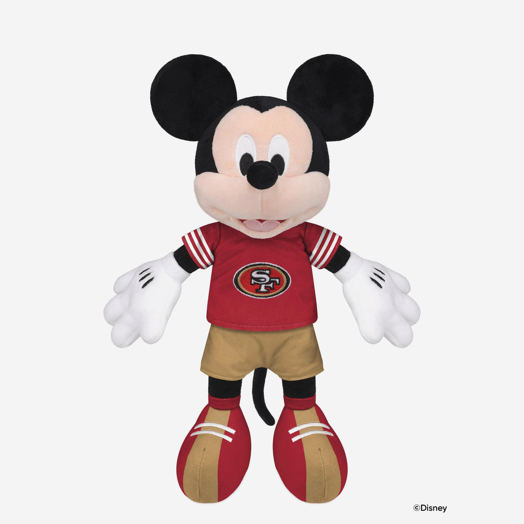 San Francisco 49ers Disney Mickey Mouse 14 in Plush FOCO - FOCO.com