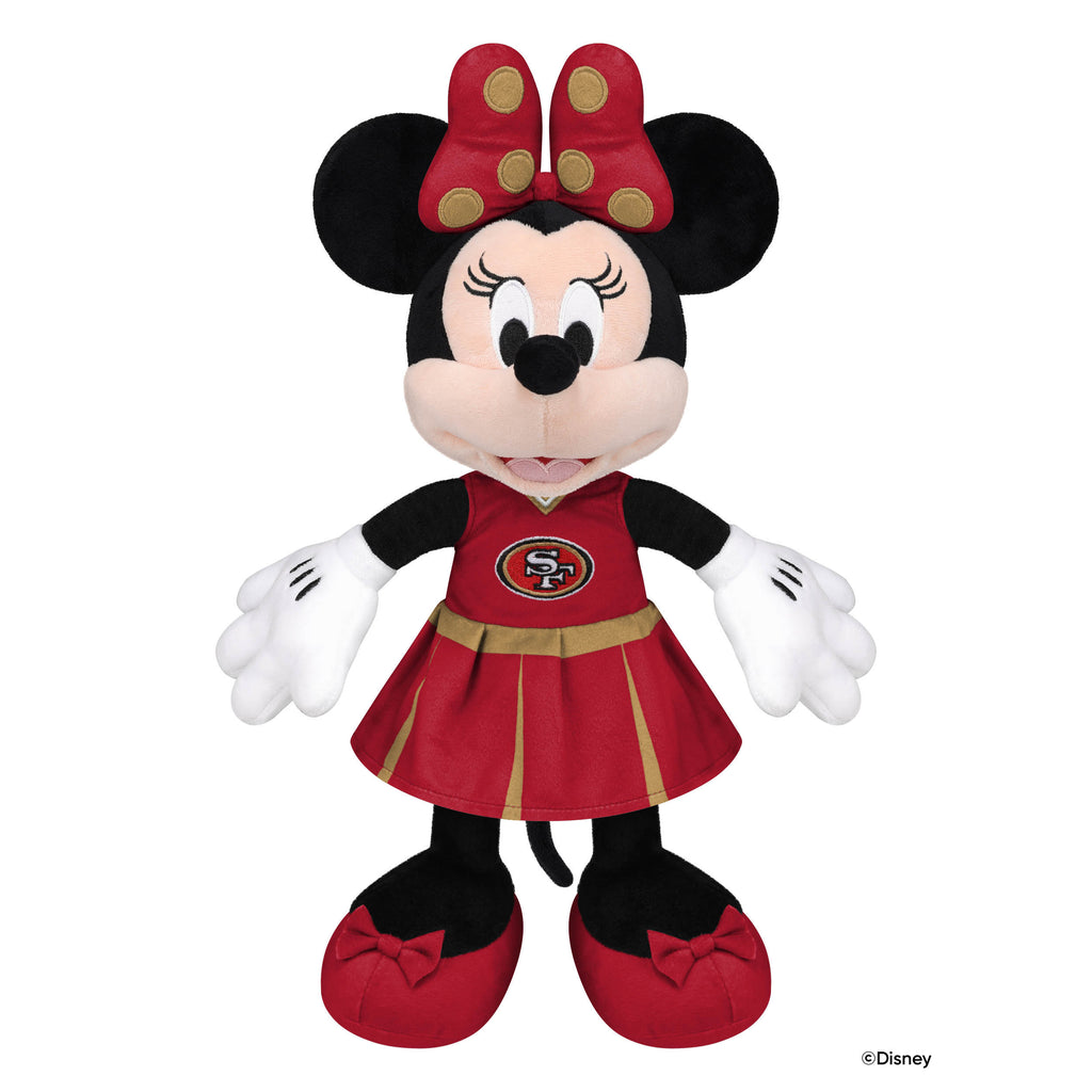 San Francisco 49ers Disney Minnie Mouse 14 in Plush FOCO - FOCO.com