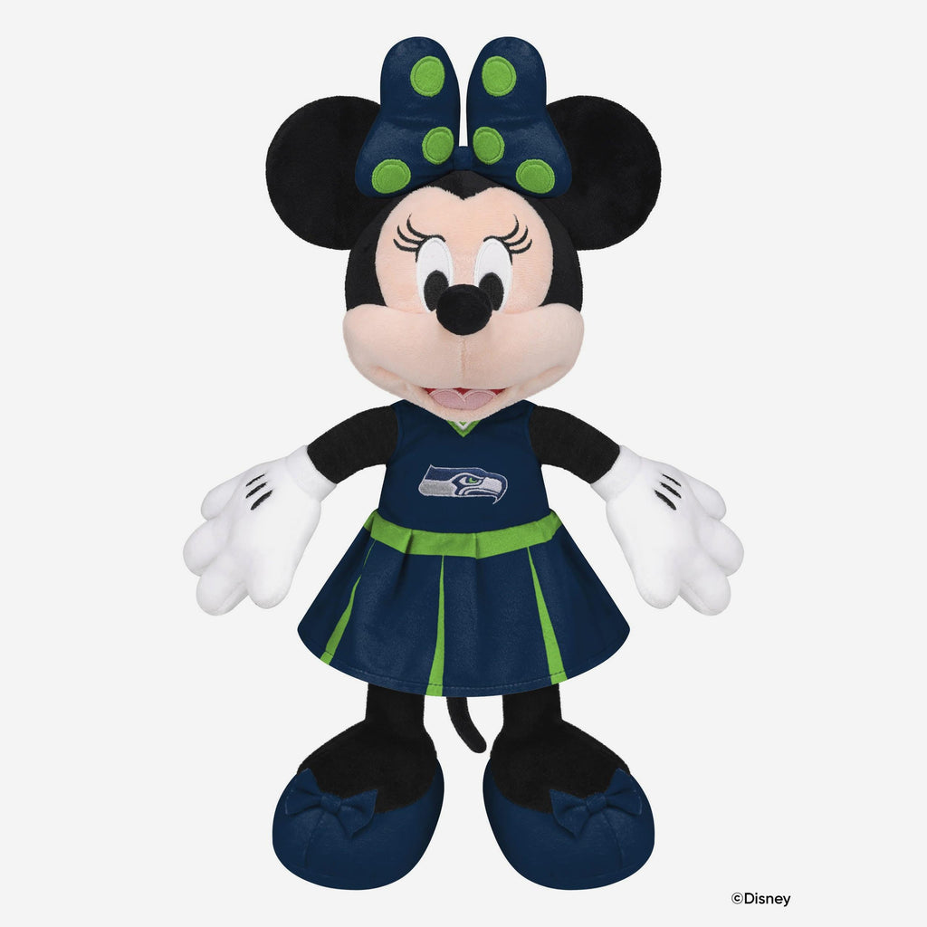 Seattle Seahawks Disney Minnie Mouse 14 in Plush FOCO - FOCO.com