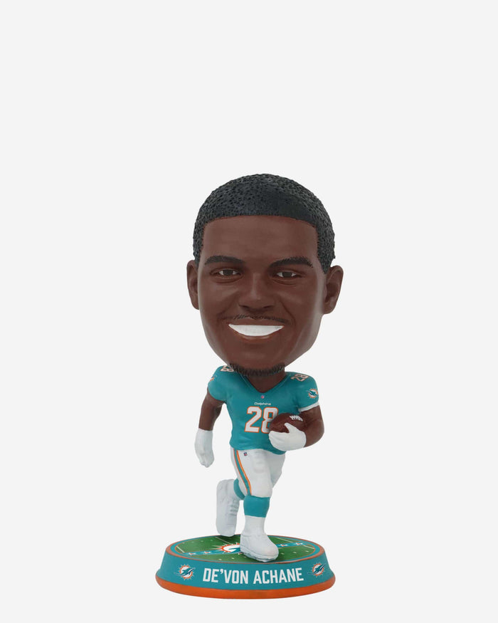 Devon Achane Miami Dolphins Field Stripe Mini Bighead Bobblehead FOCO - FOCO.com