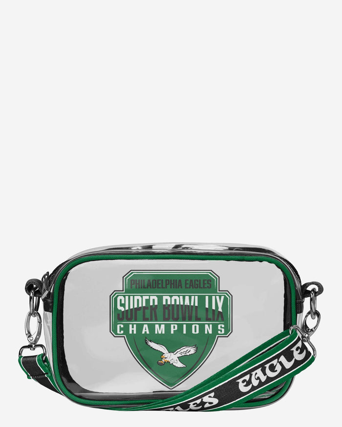 Philadelphia Eagles Super Bowl LIX Champions Kelly Green Clear Crossbody Bag FOCO - FOCO.com