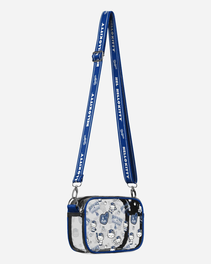 Los Angeles Dodgers 2025 Back To Back World Series Champions Hello Kitty Clear Crossbody Bag FOCO - FOCO.com