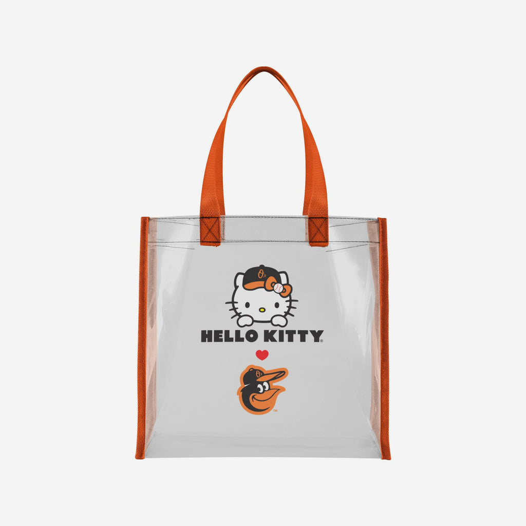 Baltimore Orioles Hello Kitty® Clear Tote Bag FOCO - FOCO.com
