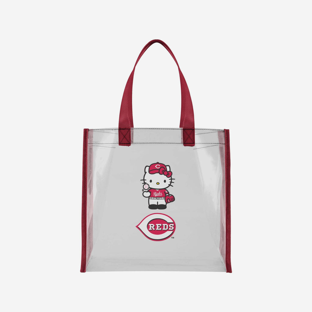 Cincinnati Reds Hello Kitty® Clear Tote Bag FOCO - FOCO.com