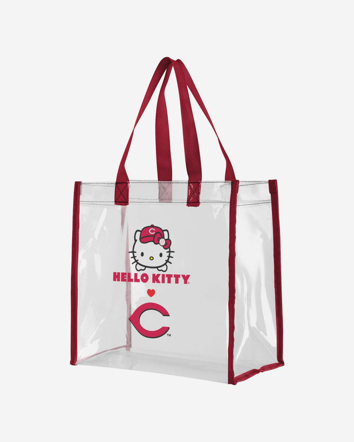Cincinnati Reds Hello Kitty® Clear Tote Bag FOCO - FOCO.com
